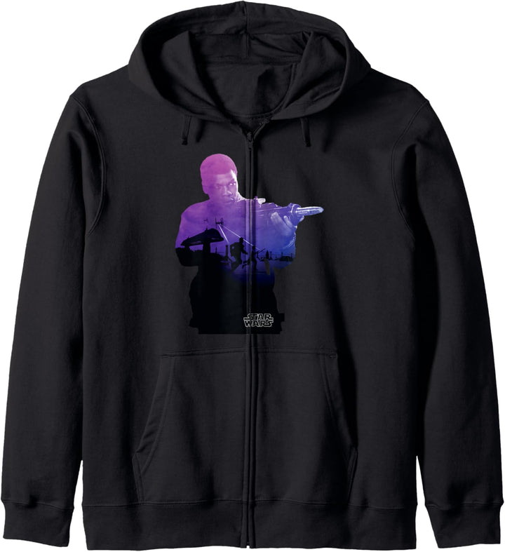 Star Wars Finn Silhouette Fill Kapuzenjacke