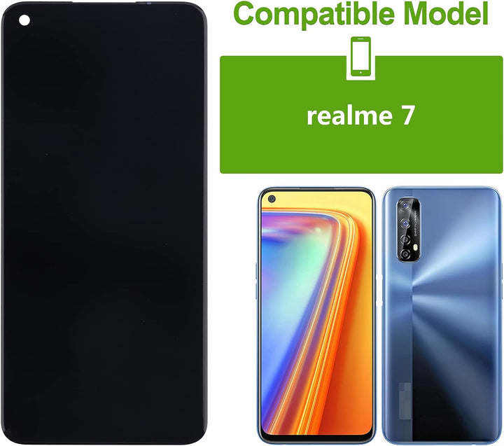 SwarKing LCD Display kompatibel mit Realme 7 5G (not fits for 4G Version) Touch Screen Digitizer (Sc