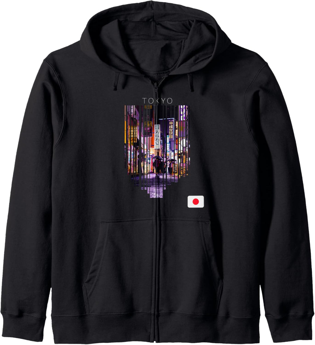 Tokio Japan Flagge Kapuzenjacke