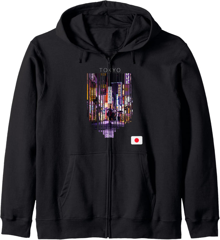 Tokio Japan Flagge Kapuzenjacke