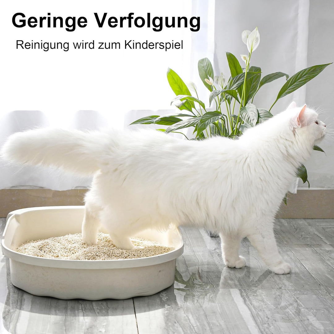 FUKUMARU Tofu Katzenstreu 5.4kg - Klumpende Katzenstreu, Tofu und Bentonit Katzenstreu, staubfrei un