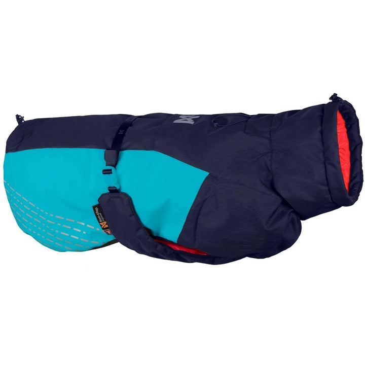 Non-stop dogwear Glacier Jacket 2.0 |322| Leichte und Funktionelle, warme Jacke, Farbe:Blau/Orange,