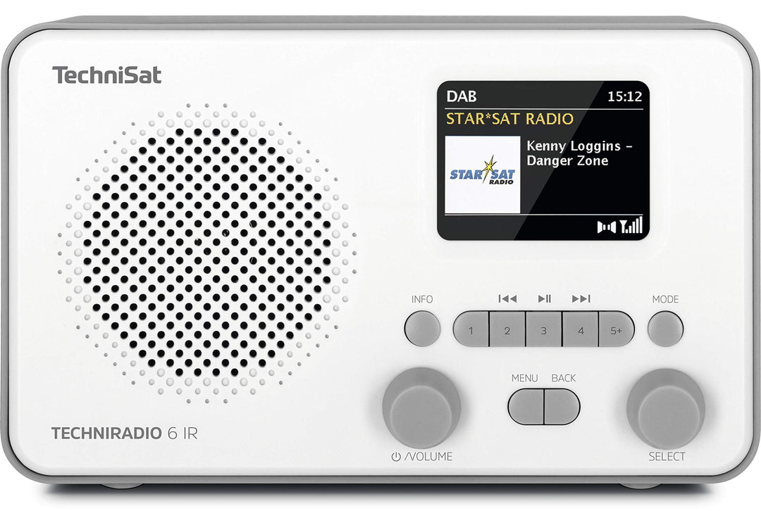 TechniSat TECHNIRADIO 6 IR – portables Internetradio (DAB+, UKW, WLAN, Bluetooth, Farbdisplay, Wecke