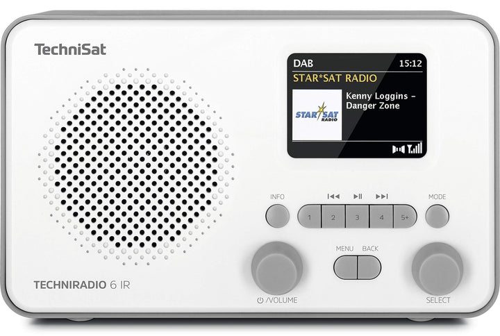 TechniSat TECHNIRADIO 6 IR – portables Internetradio (DAB+, UKW, WLAN, Bluetooth, Farbdisplay, Wecke