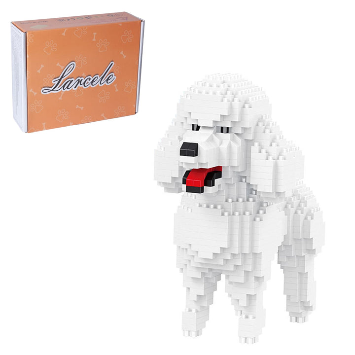 Larcele 790 Stücke Mikro Bausteine Spielzeug Kit, Mini Tier Bricks Bauen Bauklötze Satz KLJM-05(Tedd