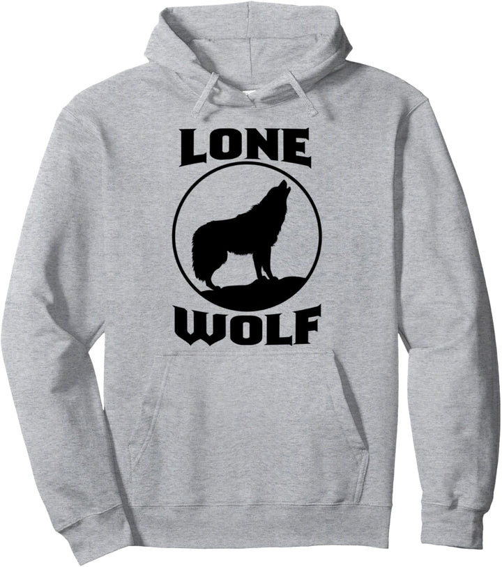 Heulender einsamer Wolf auf Mond T-Shirt Natur Wildlife New Tee Pullover Hoodie