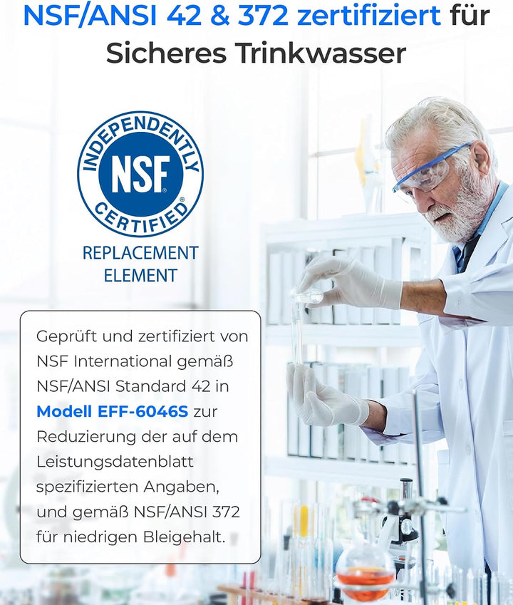 Waterdrop Kühlschrank Wasserfilter und Luftfilter Ersatz für LG® LT1000P® | Ersatz für LG® LT1000P®,