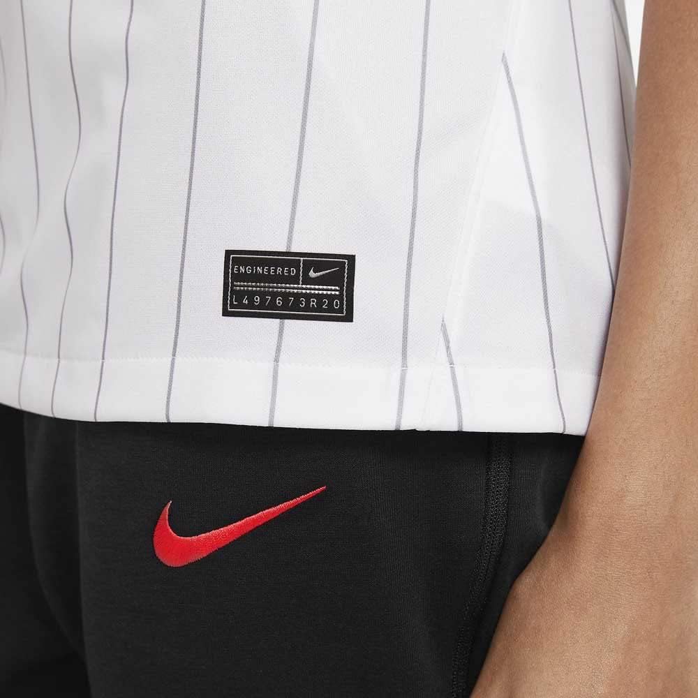 Nike Damen Lfc W Nk Stad Jsy Amx Unterhemd, Wei Laser Crimson/Wolfgrau/Schwarz, M EU