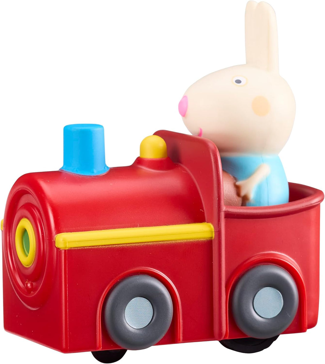 Peppa Wutz Whizz-Around Klickety-Klack Zugset – Motorisierter Zug mit Schorsch & Rebekka, Schienen,