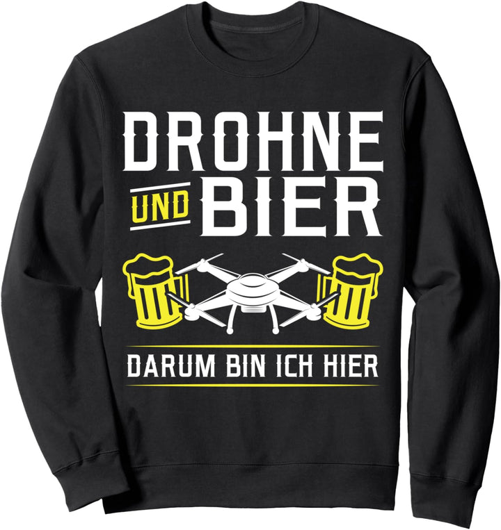 Drohne Bier Quadcopter Sweatshirt