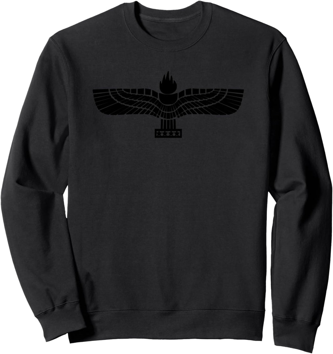 Aramaische Aramean Flagge Adler Fackel Syrisch Aramaisch Sweatshirt