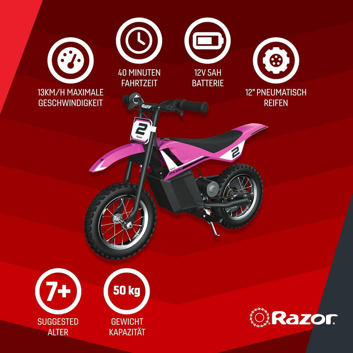 Razor Kids Electric Motorbike Pink, Pink
