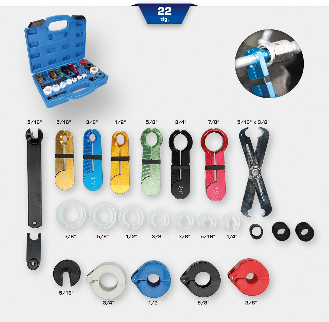 BRILLIANT TOOLS BT531050 Leitungs-Entriegelungs-Werkzeug-Satz, 22-tlg [Powered by KS TOOLS]