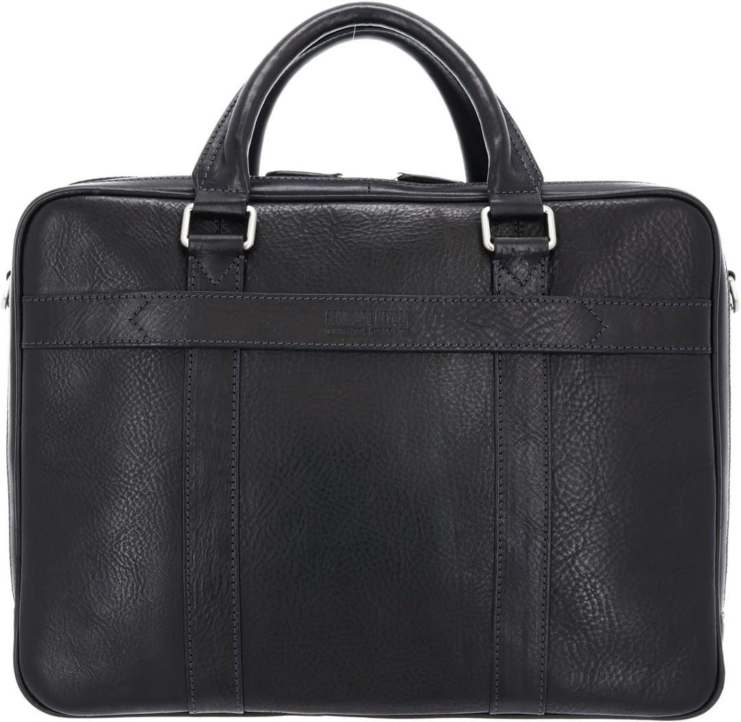Leonhard Heyden Bergamo RV-Aktenmappe 40 cm schwarz, Schwarz