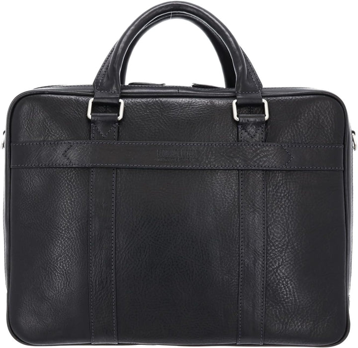 Leonhard Heyden Bergamo RV-Aktenmappe 40 cm schwarz, Schwarz