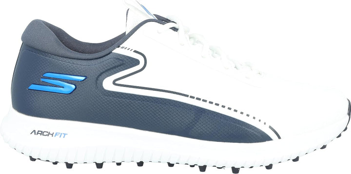 Skechers Herren 214032 Sportschuhe 41 EU Weiss Marineblau, 41 EU Weiss Marineblau