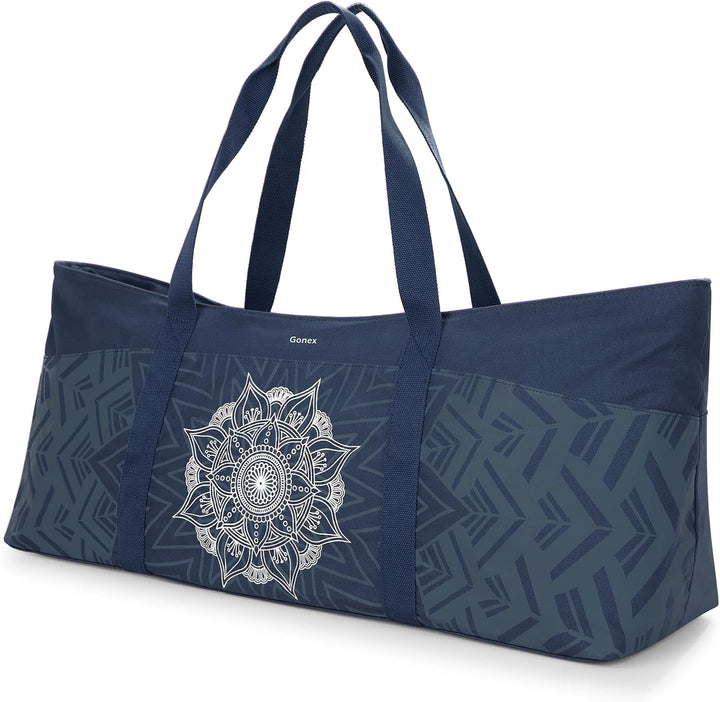 Gonex Yogatasche, Extra Grosse Canvas Sporttasche mit Wasserdichtem Fach & Metallreissverschluss, Fü