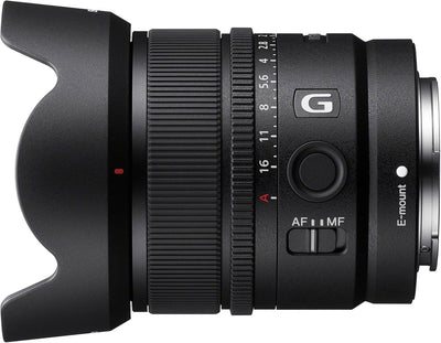 Sony E 15 mm F1.4 G | APS-C-Weitwinkel-Objektiv mit Festbrennweite (SEL15F14G) Single, Single