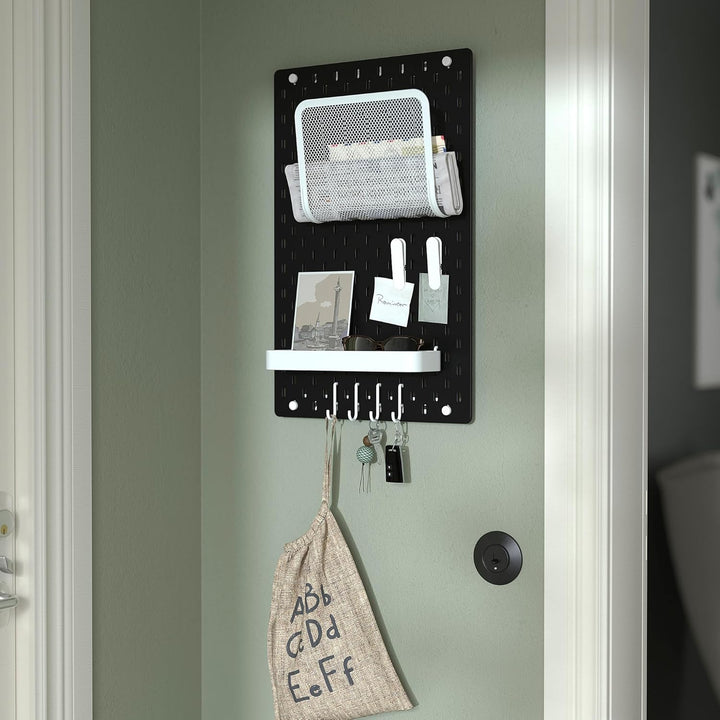 IKEA SKÅDIS Stecktafel, 36 x 56 cm, Schwarz