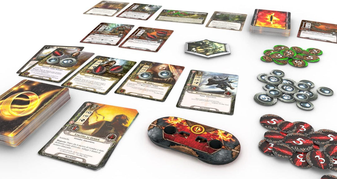 Asmodee – Der Herr der Ringe: Das Kartenspiel, LCG, neues Format, 1–4 Spieler, ab 14 Jahren, italien