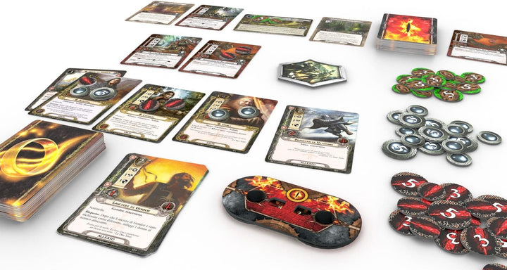 Asmodee – Der Herr der Ringe: Das Kartenspiel, LCG, neues Format, 1–4 Spieler, ab 14 Jahren, italien