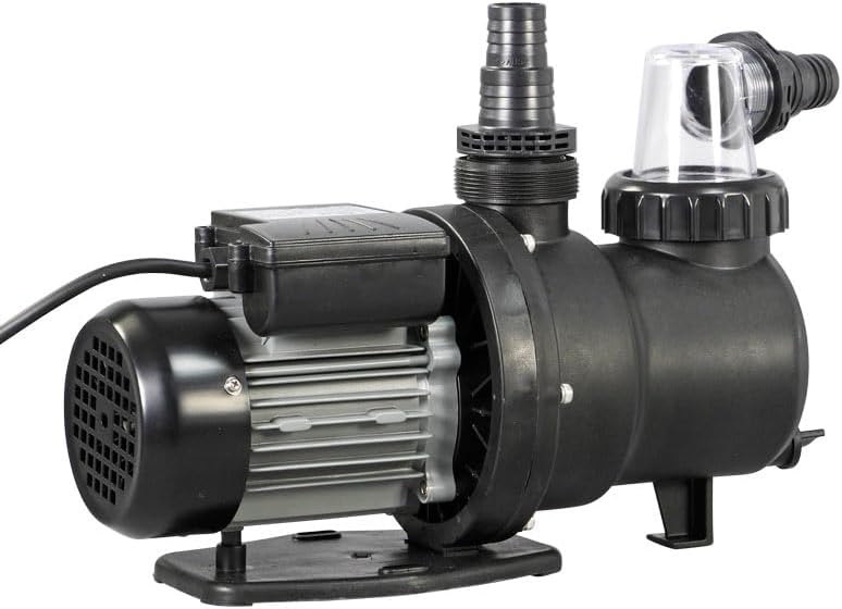 Selbstansaugende Pool Umwälzpumpe SPS 100 mit Vorfilter - 8,0 m³/h Förderleistung bei 6 m Wassersäul