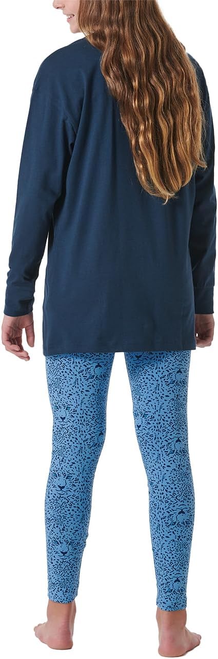 Schiesser Mädchen Pyjamaset 164 Blau_181975, 164 Blau_181975