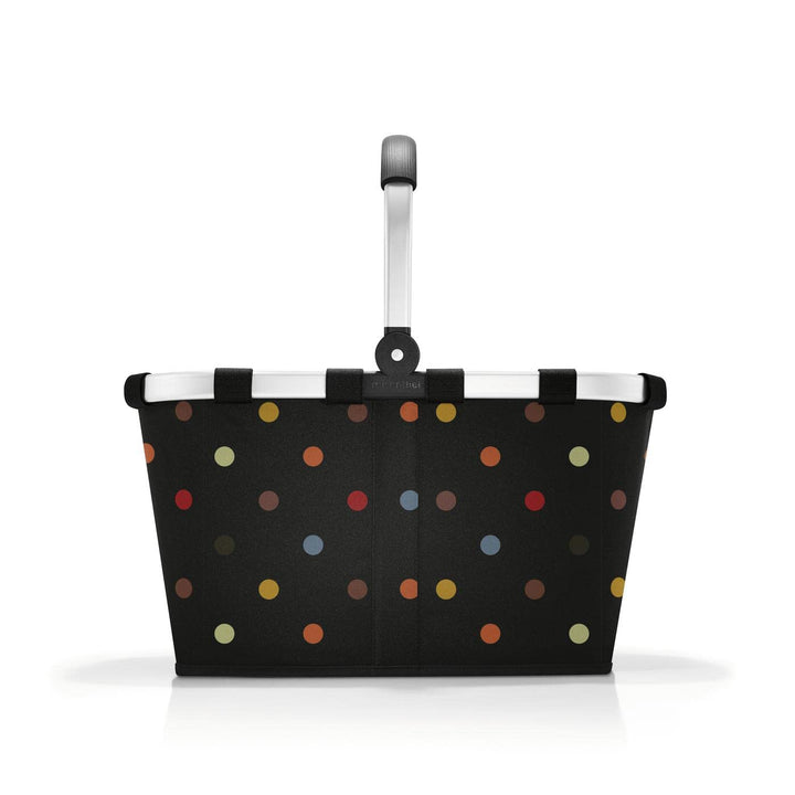 reisenthel Carrybag dots - Stabiler Einkaufskorb mit viel Stauraum und praktischer Innentasche – Ele