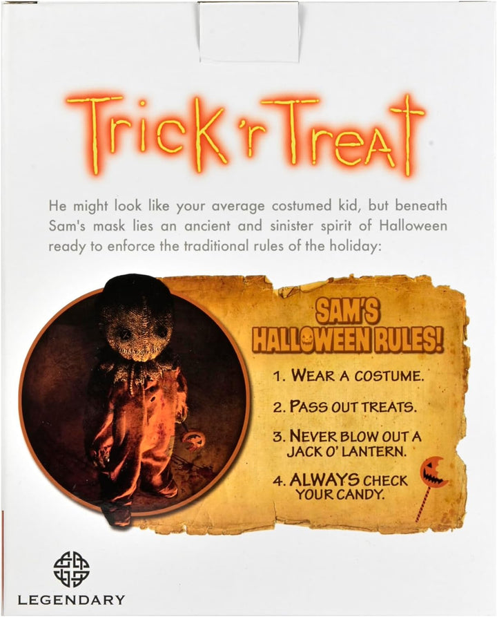 NECA Unisex Kinder Trick 'R Treat – Head Knocker Sam – Figur 17 cm, Bunt