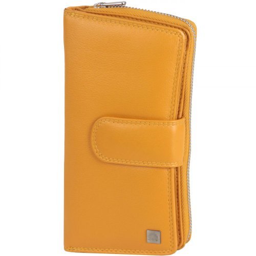 Greenburry SPONGY NAPPA 970-45 Yellow Leder - grosse Damenbörse Geldbörse