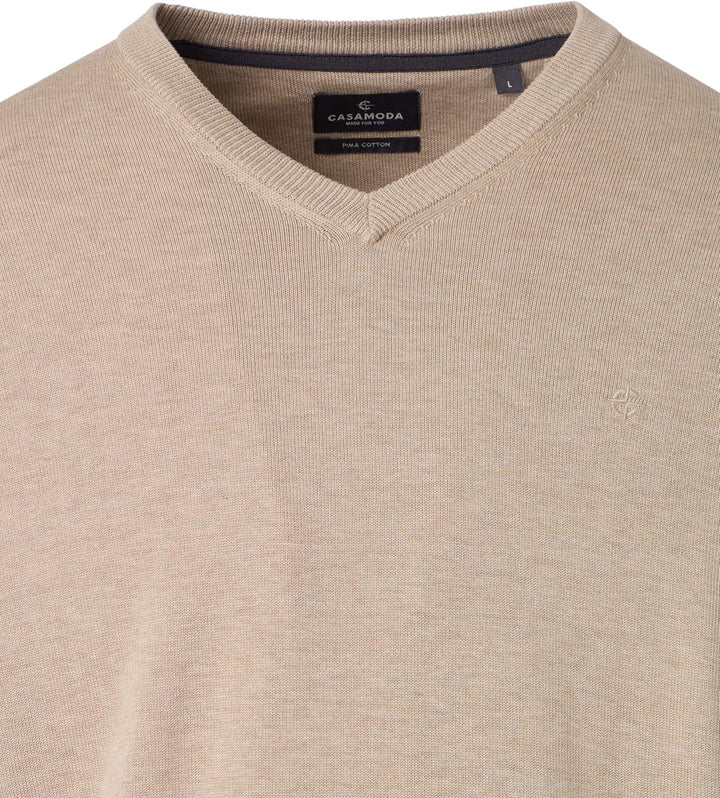 CASAMODA Herren Pullover S Beige, S Beige