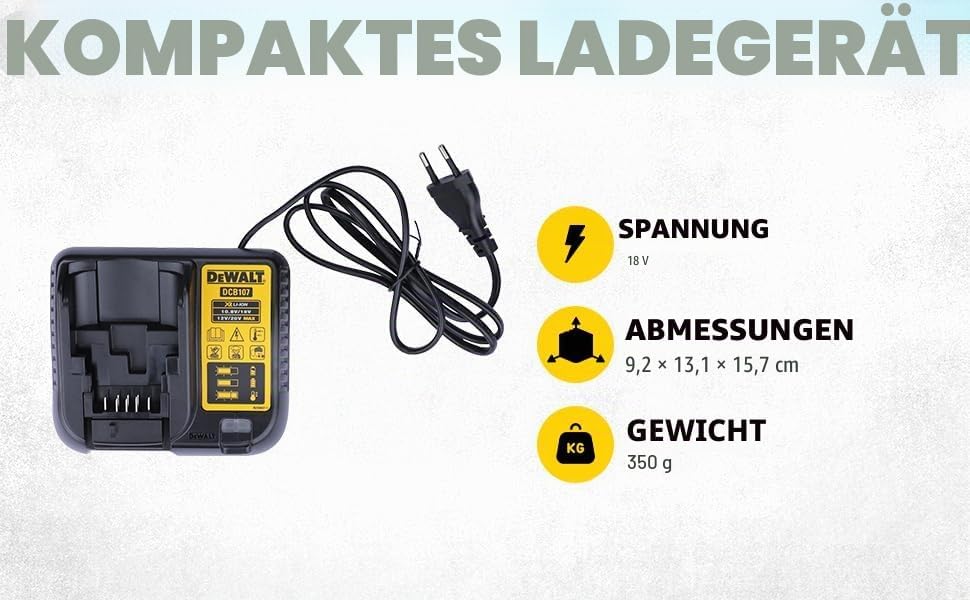 Dewalt DCB107 Dcb107 10.8V 18V Li-Ion Accu Oplader
