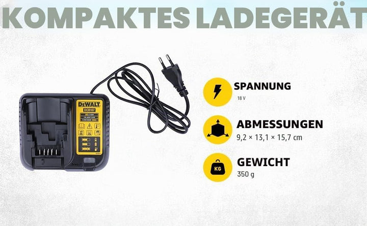 Dewalt DCB107 Dcb107 10.8V 18V Li-Ion Accu Oplader