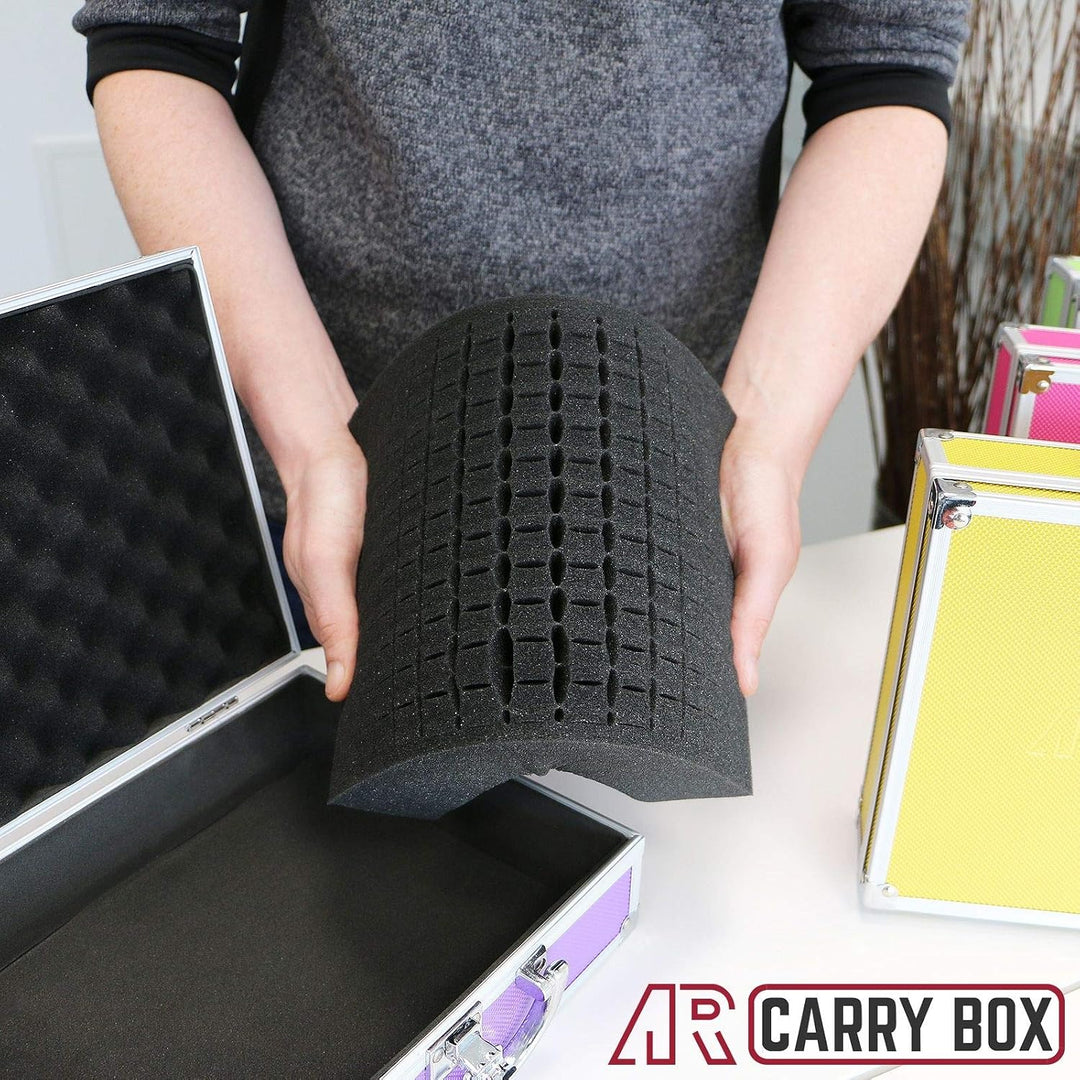 AR Carry Box® Kleiner Alukoffer Werkzeugkoffer Aluminium Koffer leer 260x210x80mm Farbe Grün, Grün