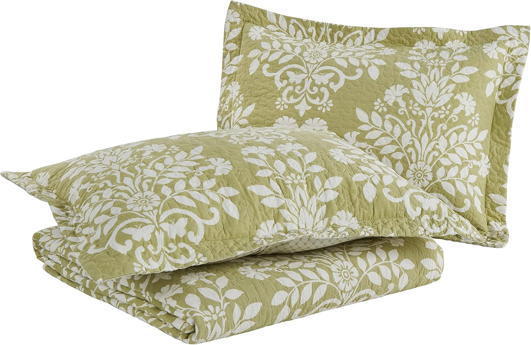 Laura Ashley Home – Queen-Bettwäsche-Set, wendbare Baumwoll-Bettwäsche mit passenden Kissenbezügen,