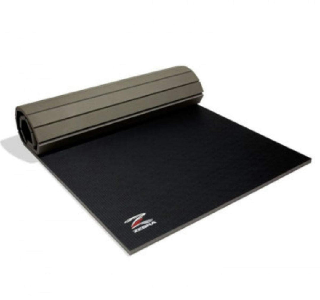 Rollmatte schwarz Judomatte Sportmatte Gymnastikmatte