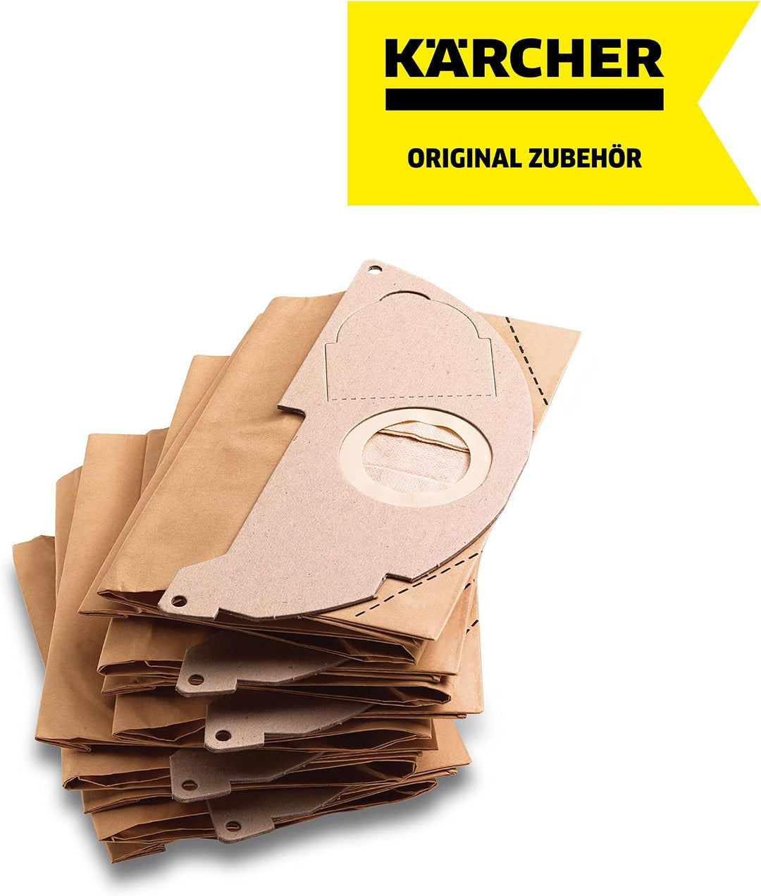 Kärcher Original Papierfilterbeutel KFI 222: 5 Stück, 2-lagig, Artikelnummer 6.904-332.0