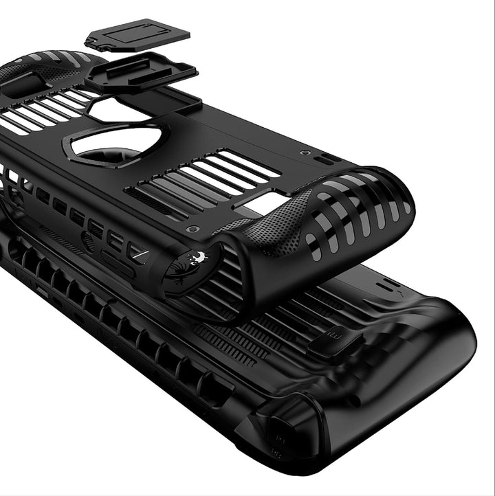 GIOPUEY Hülle Kompatibel mit MSI Claw 8 AI+ - mit Ständer - weicher TPU Rahmen - rutschfest - Leicht