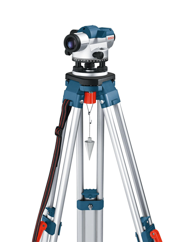 Bosch Professional Optisches Nivelliergerät GOL 26 D (26-fache Vergrösserung, Masseinheit: 360 Grad,