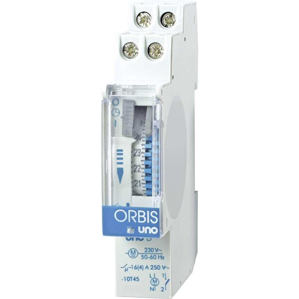 ORBIS Zeitschalttechnik UNO D 230V Hutschienen-Zeitschaltuhr analog 230 V/AC