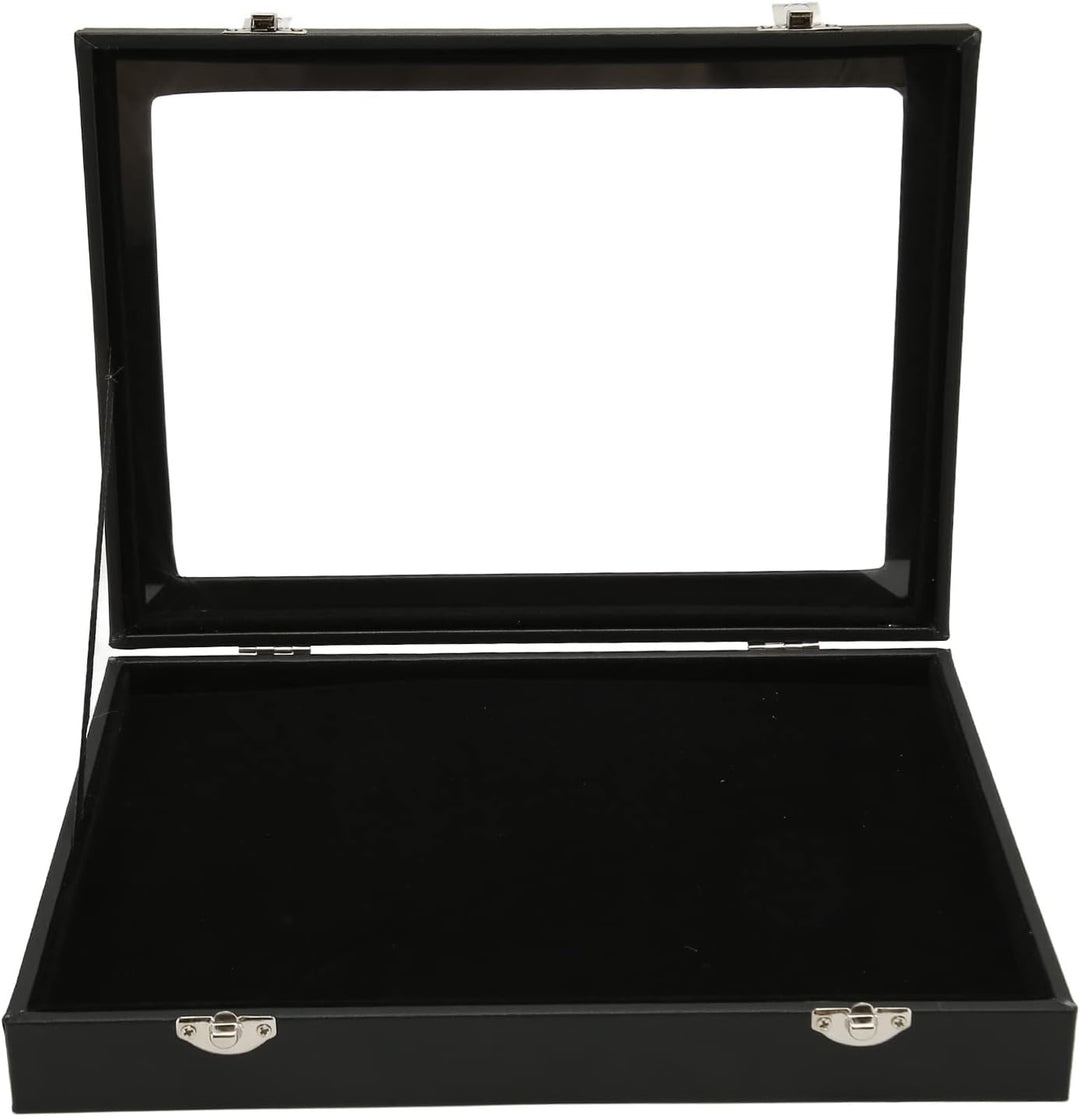 Fockety Pin-Vitrine, Schwamm Futter Staub Dicht Schatten Kasten Rahmen mit Klarem Fenster, Pin-Kolle