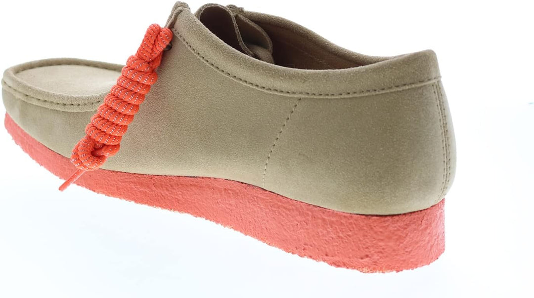 Clarks Herren Wallabee 47 EU Light Tan Orange, 47 EU Light Tan Orange