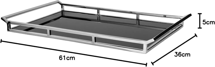 Fink 155058 PIANO Tablett, Edelstahl, 61cm