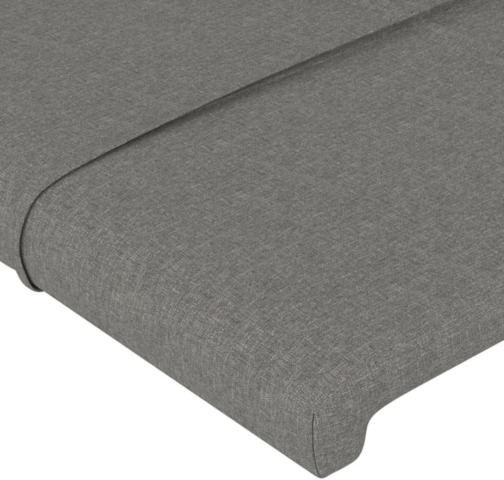 vidaXL Kopfteil 4 STK., Bettkopfteil mit Holzbeinen, Höhenverstellbar Polsterkopfteil für Bett, Bett