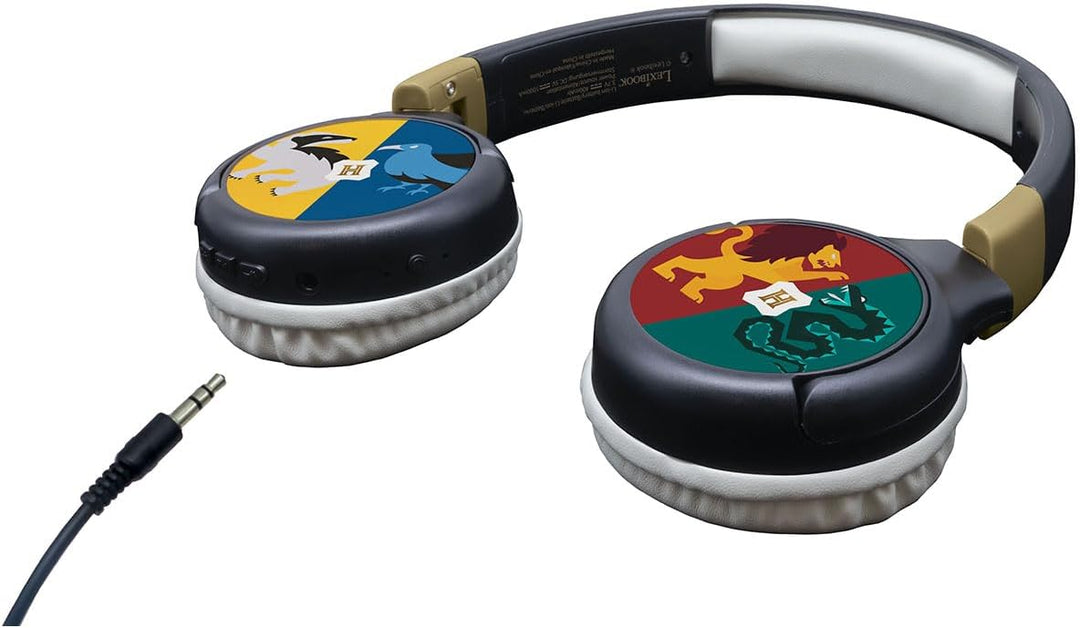 Lexibook - Warner Harry Potter - 2-in-1 Audio-Kopfhörer mit Bluetooth und Kabel, Stereo, drahtlos, v