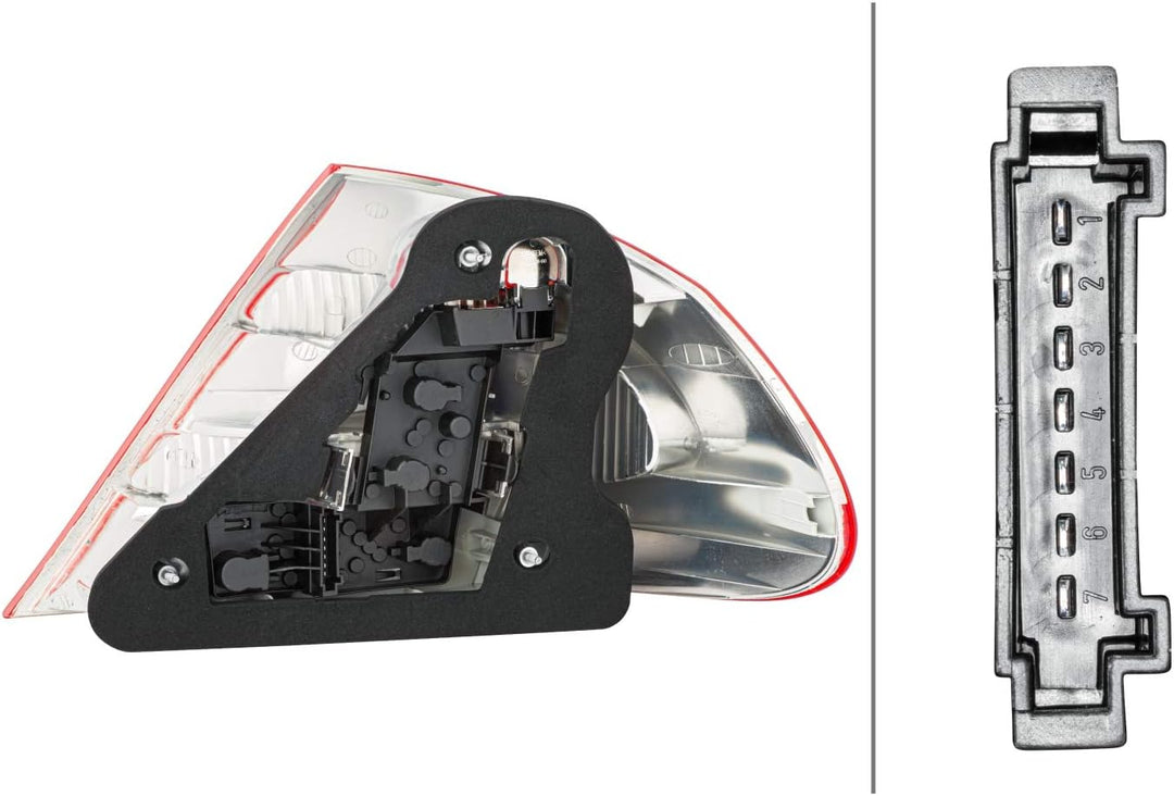 HELLA 2VP 008 326-051 Heckleuchte - Glühlampe - für u.a. Mercedes-Benz Clk (C209) - ECE/CCC - links,