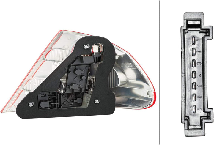 HELLA 2VP 008 326-051 Heckleuchte - Glühlampe - für u.a. Mercedes-Benz Clk (C209) - ECE/CCC - links,