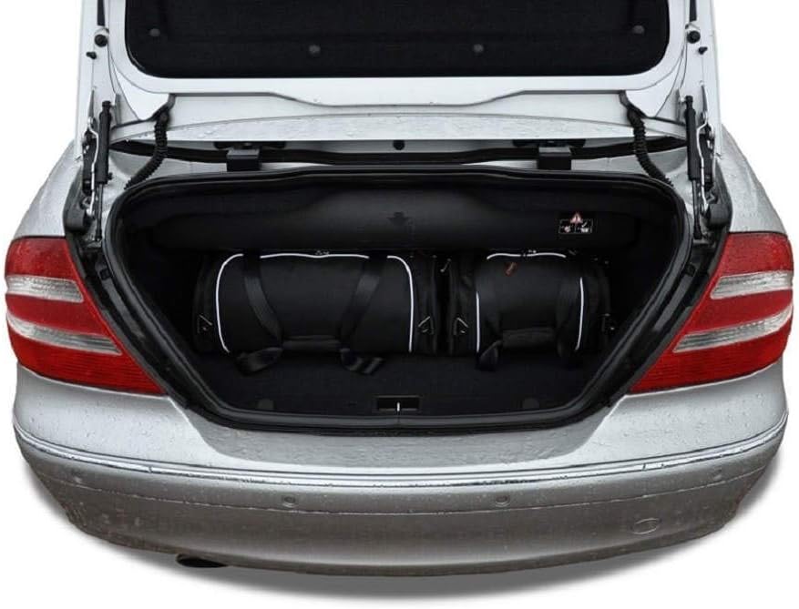 KJUST Reisetaschen 4 STK kompatibel mit Mercedes-Benz CLK Cabrio W209 2002-2010