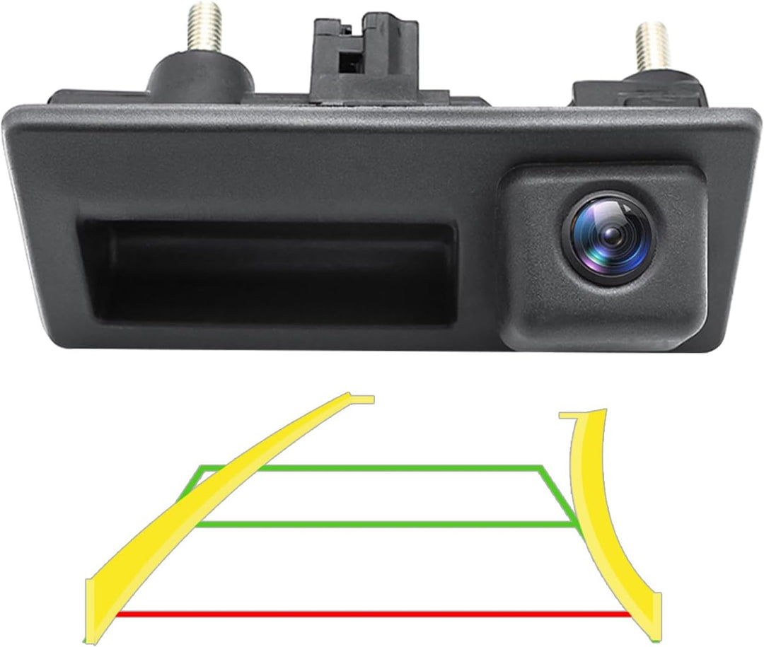 GREENAUTO Originaldynamische Fahrspur Rückfahrkamera für Audi A4L A5 A3 Q3 Q5 RS6 VW Passat Tiguan J
