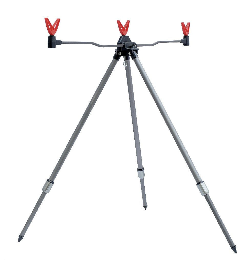 Jenzi Tripod mit 3 Rutenauflagen komplett , ideal zum Brandungsangeln